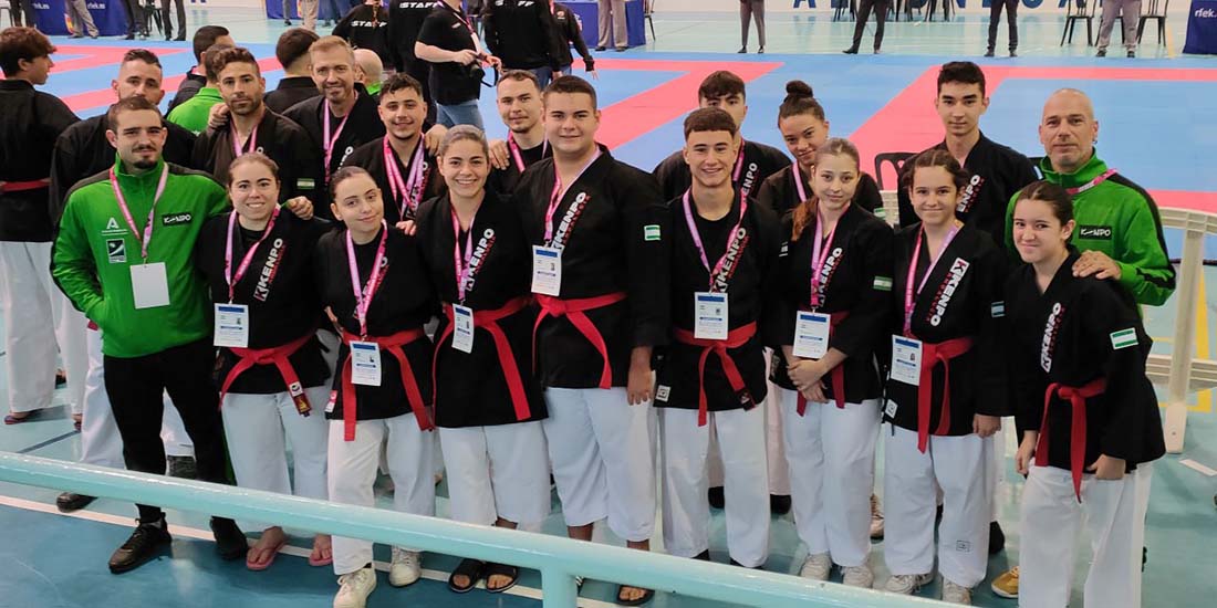 El CD Estudio Martos brilla en el Campeonato de España de Kenpo con 52 medallas