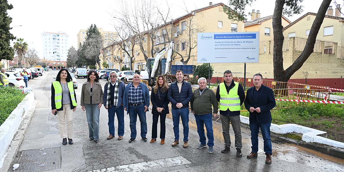 Adiós a los aljibes: comienza la modernización del suministro de agua en varias zonas de Linares